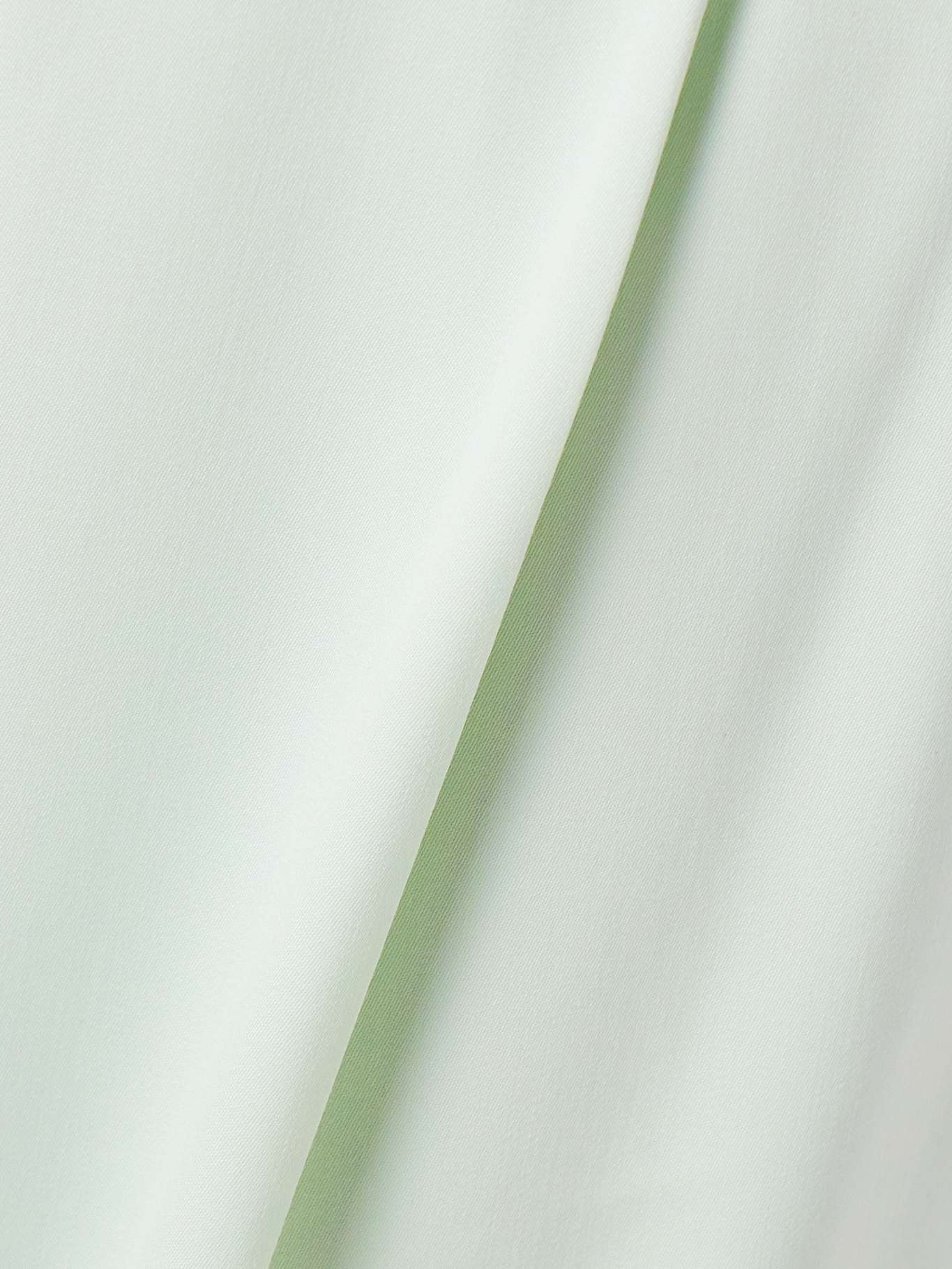 Pleated wool-blend wide-leg pants Mint - 5