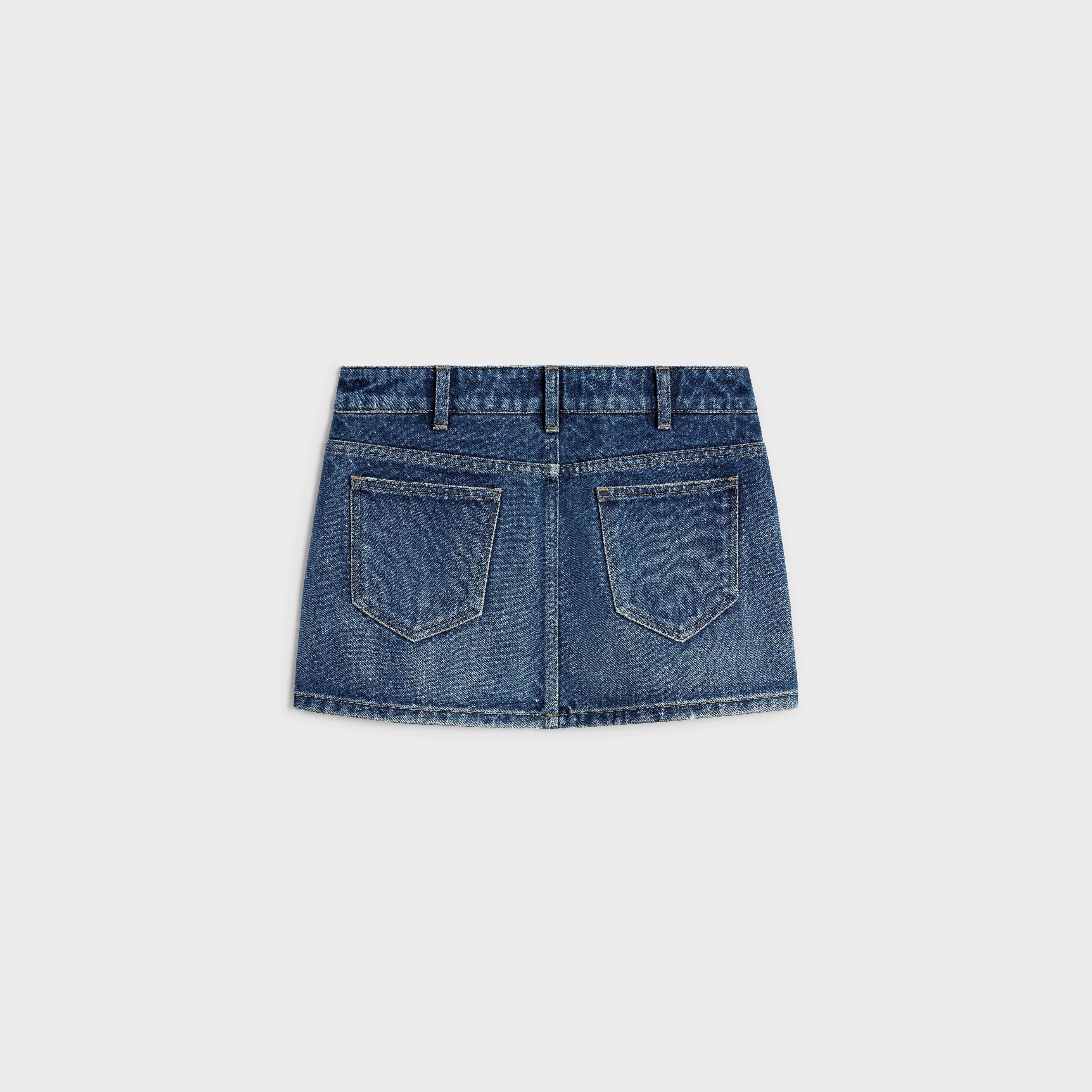 ミニスカート Celine Mini Skirt In Raw Wash Denim Skirt Celine Wash In Denim Raw Mini ミニスカート