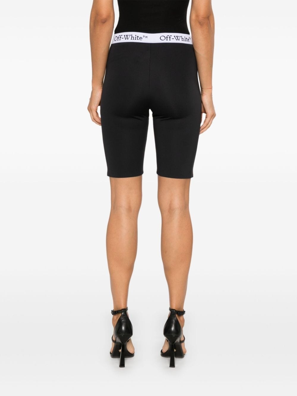 logo-waistband shorts - 4