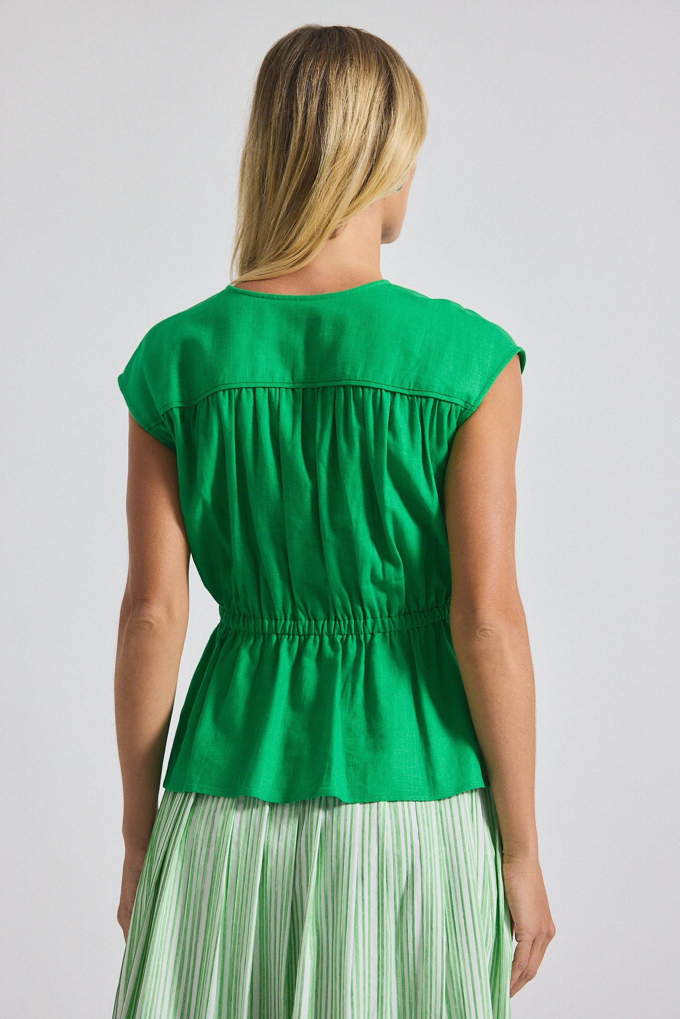 CAROLINE TIE FRONT TOP - 4