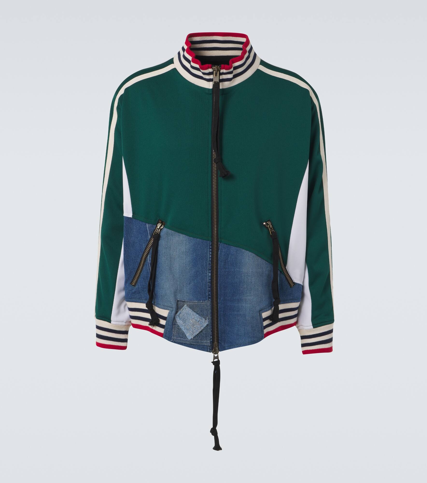 Denim track jacket - 1