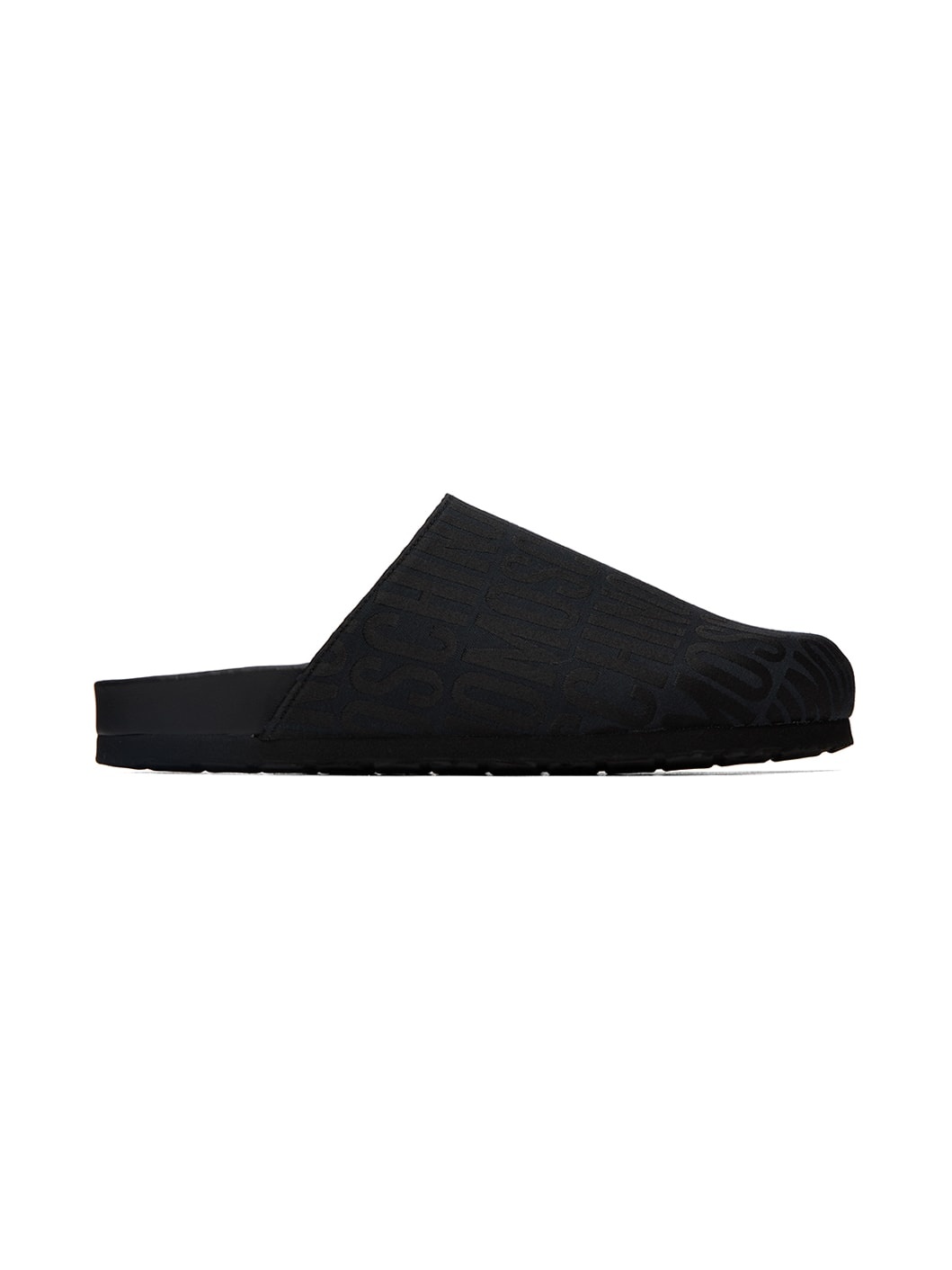 Black All-Over Logo Loafers - 1