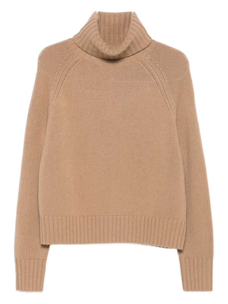 turtleneck raglan-sleeve sweater 1