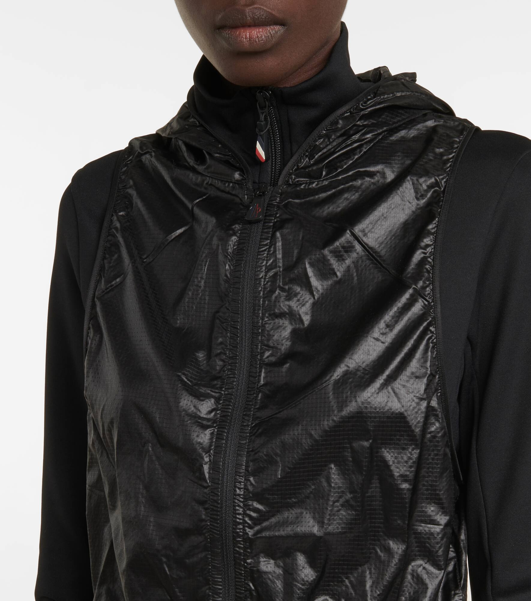 Technical jersey zip-up hoodie - 4