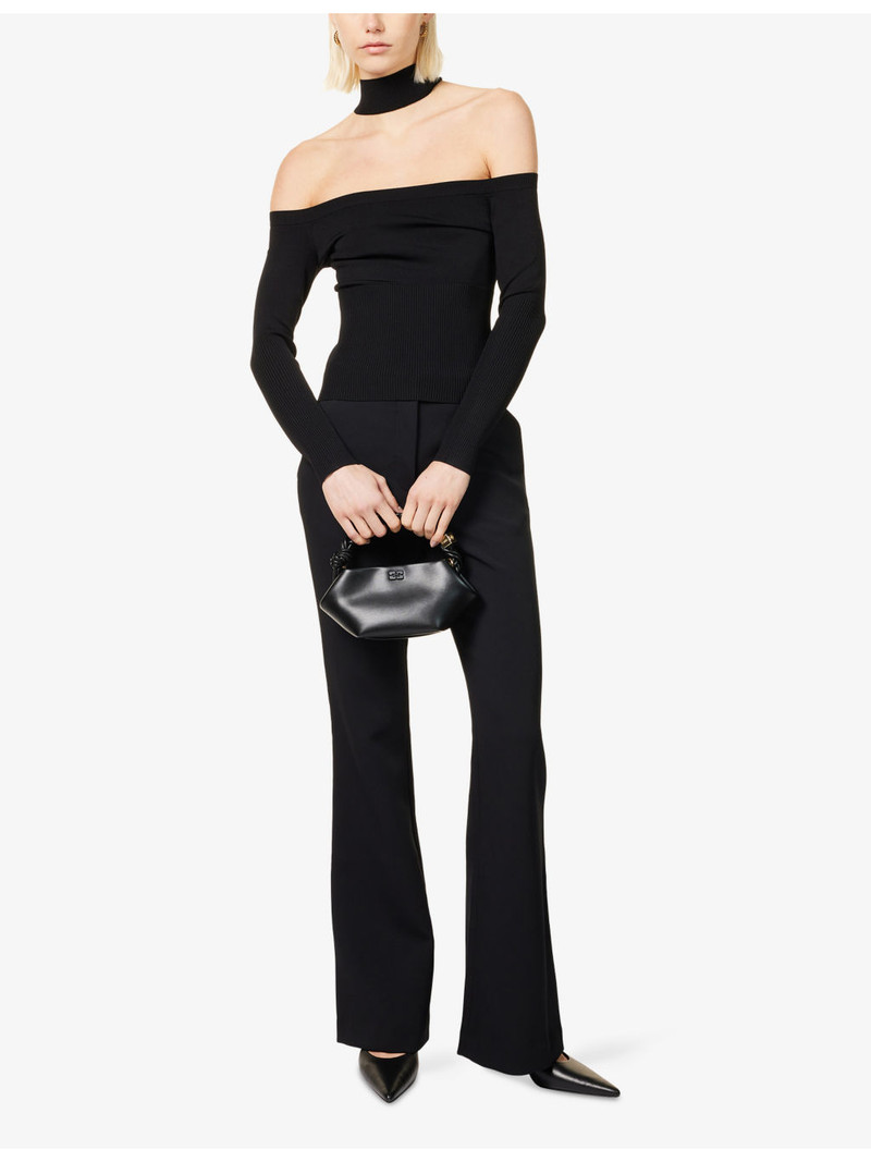 SIMKHAI Lila Off-Shoulder Stretch-Knit Top outlook