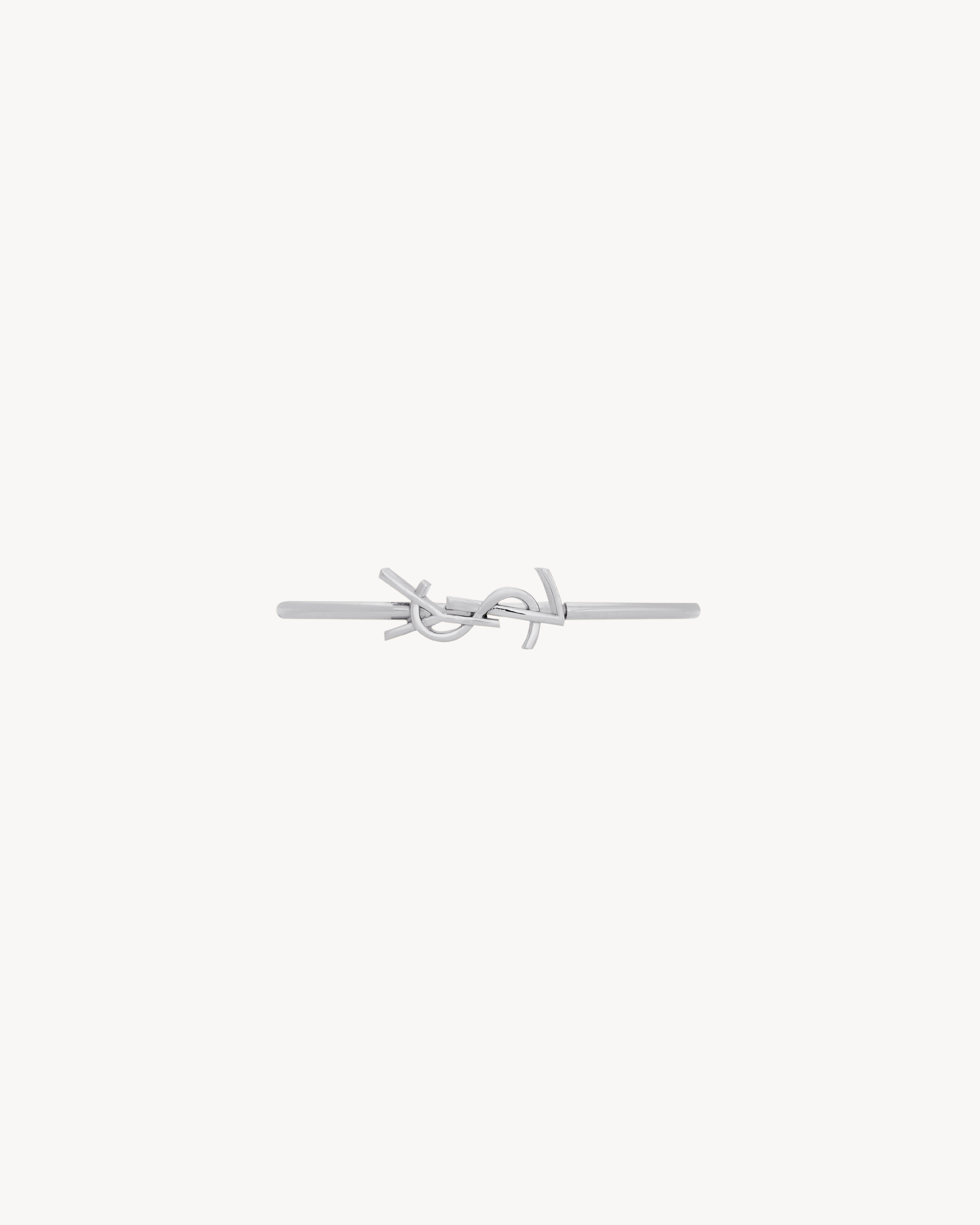 CASSANDRE HINGED BANGLE IN 18K GREY GOLD - 3