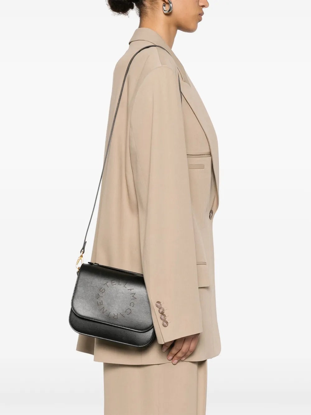 Crossbody Bag With Perforated Logo - 5
