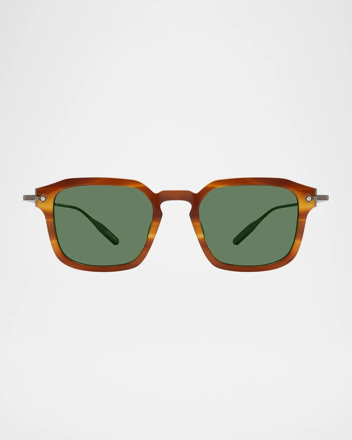Men's Nolan Acetate & Titanium Square Sunglasses - 1