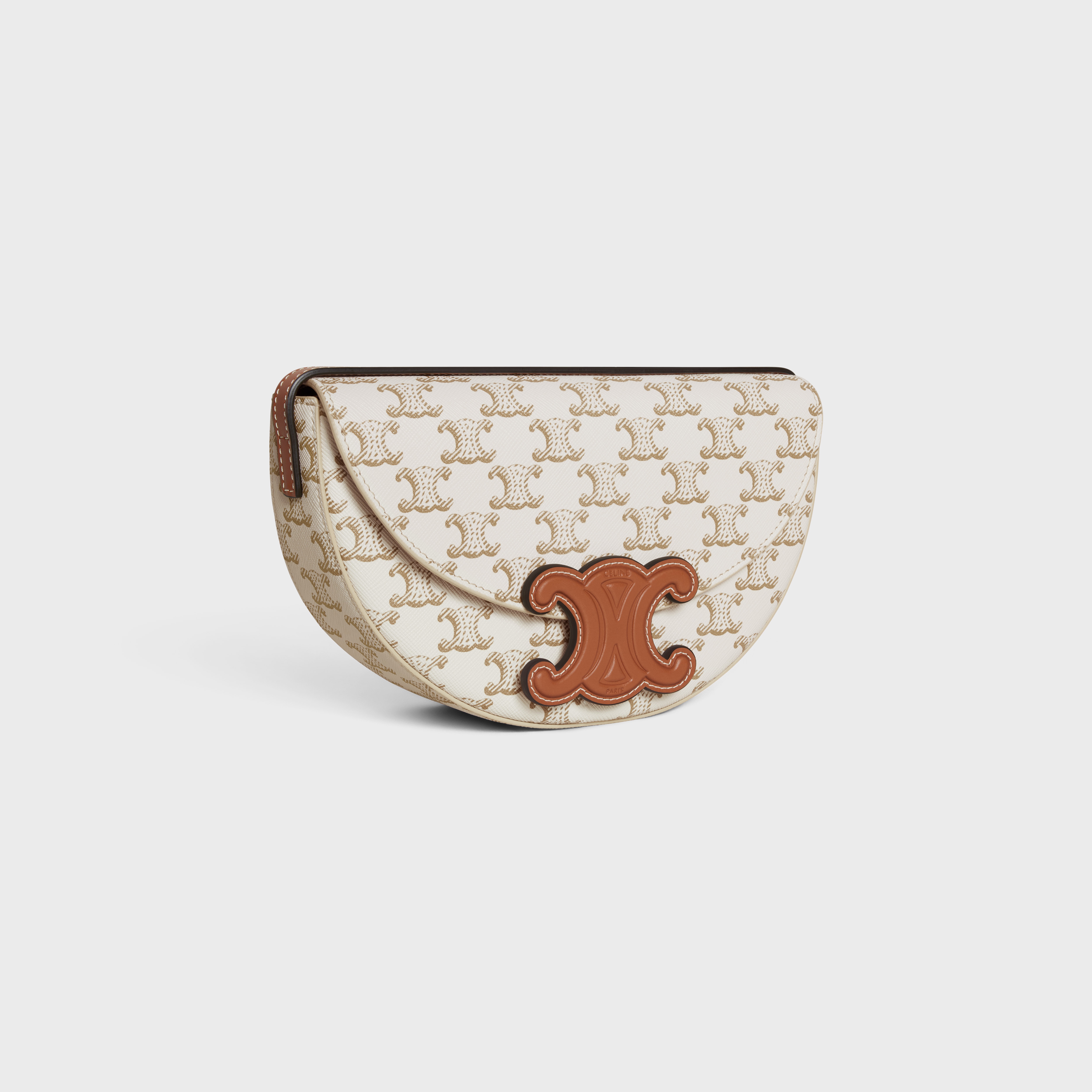 Besace Cuir Triomphe in Triomphe Canvas and Calfskin - 2