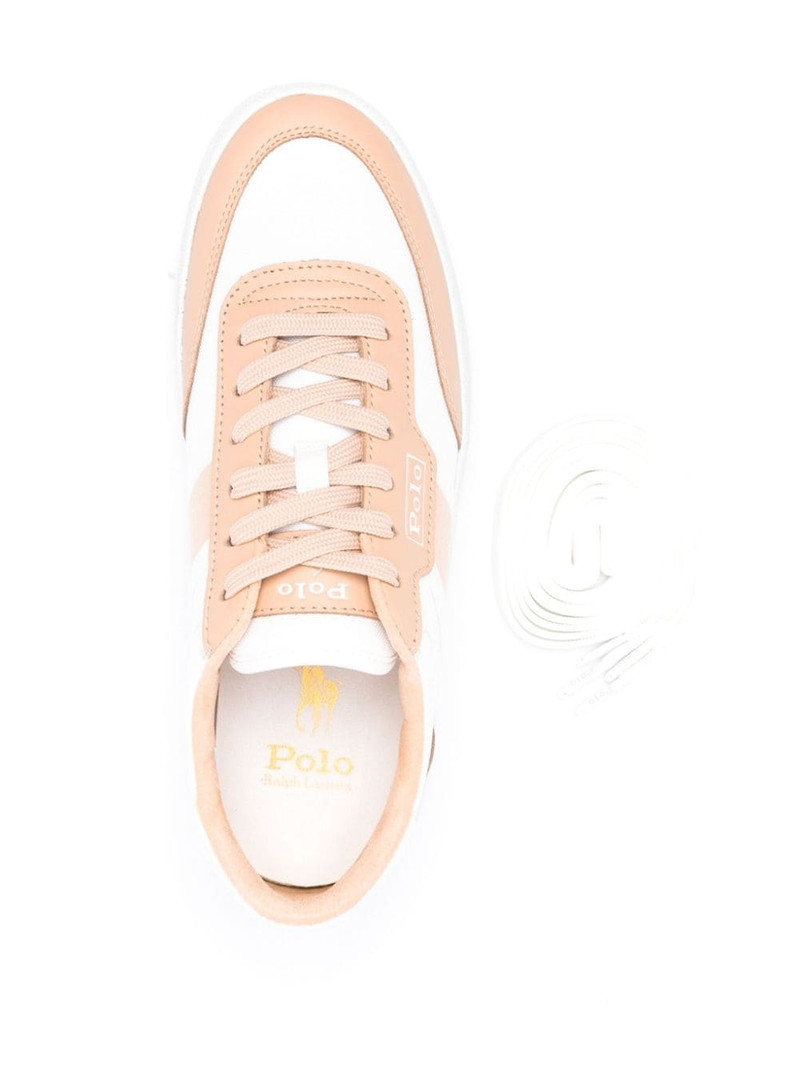 Court logo-debossed sneakers 4