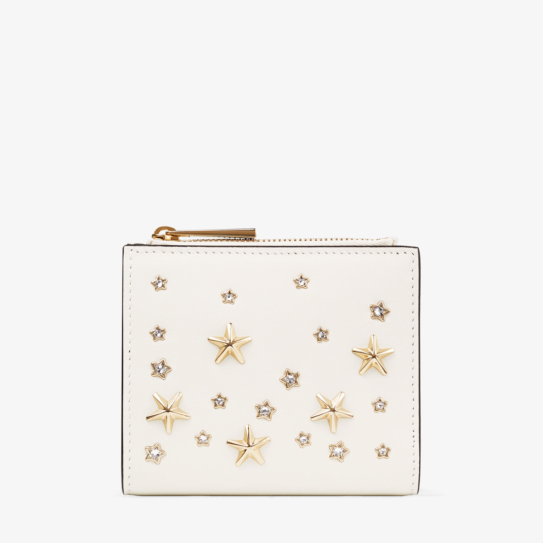 Hanni
Latte Calf Leather Wallet with Stars - 1