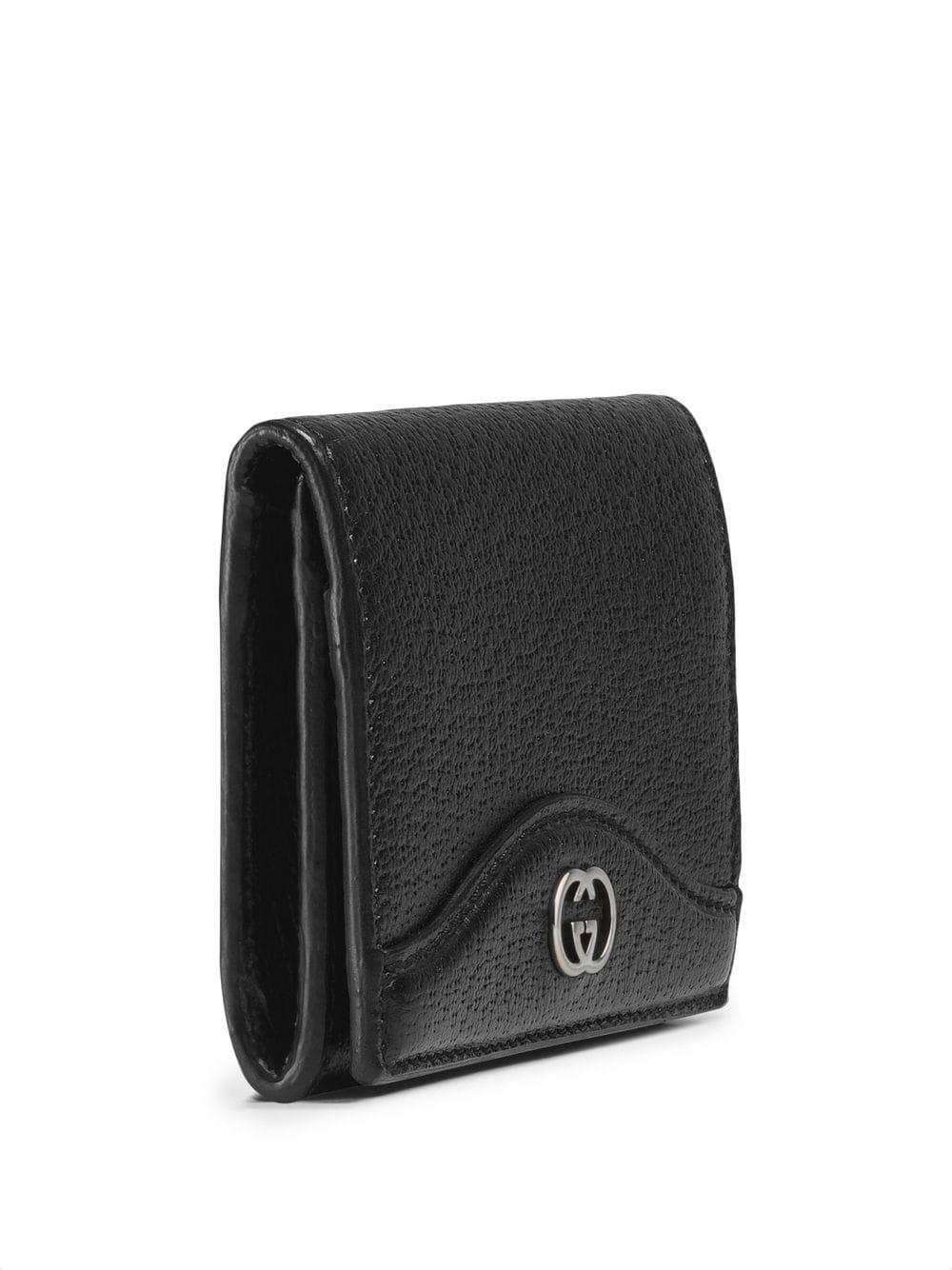 interlocking-G-logo leather cardholder - 4