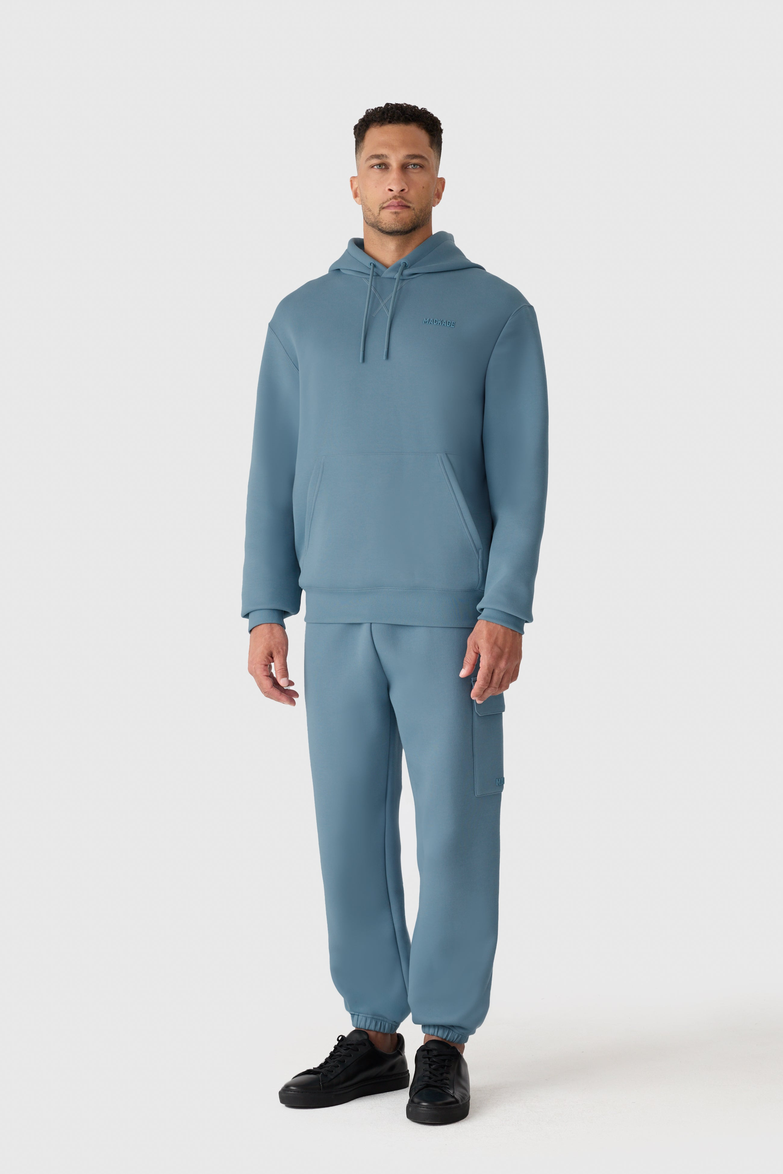 KOLTON Double-Face Jersey Logo Hoodie - 2