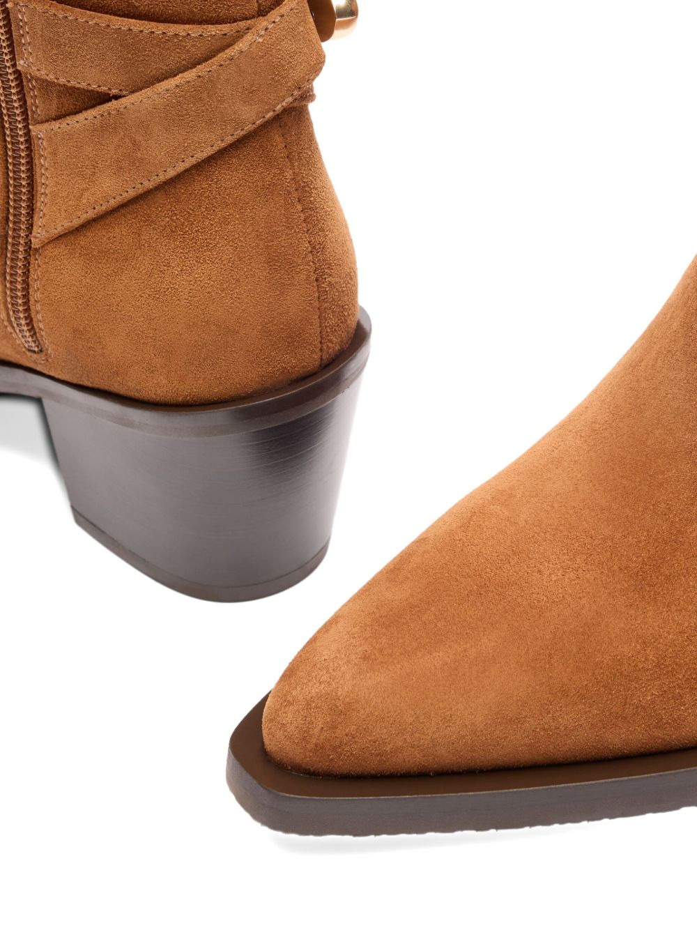 60mm Maven buckle-strap suede boots - 3