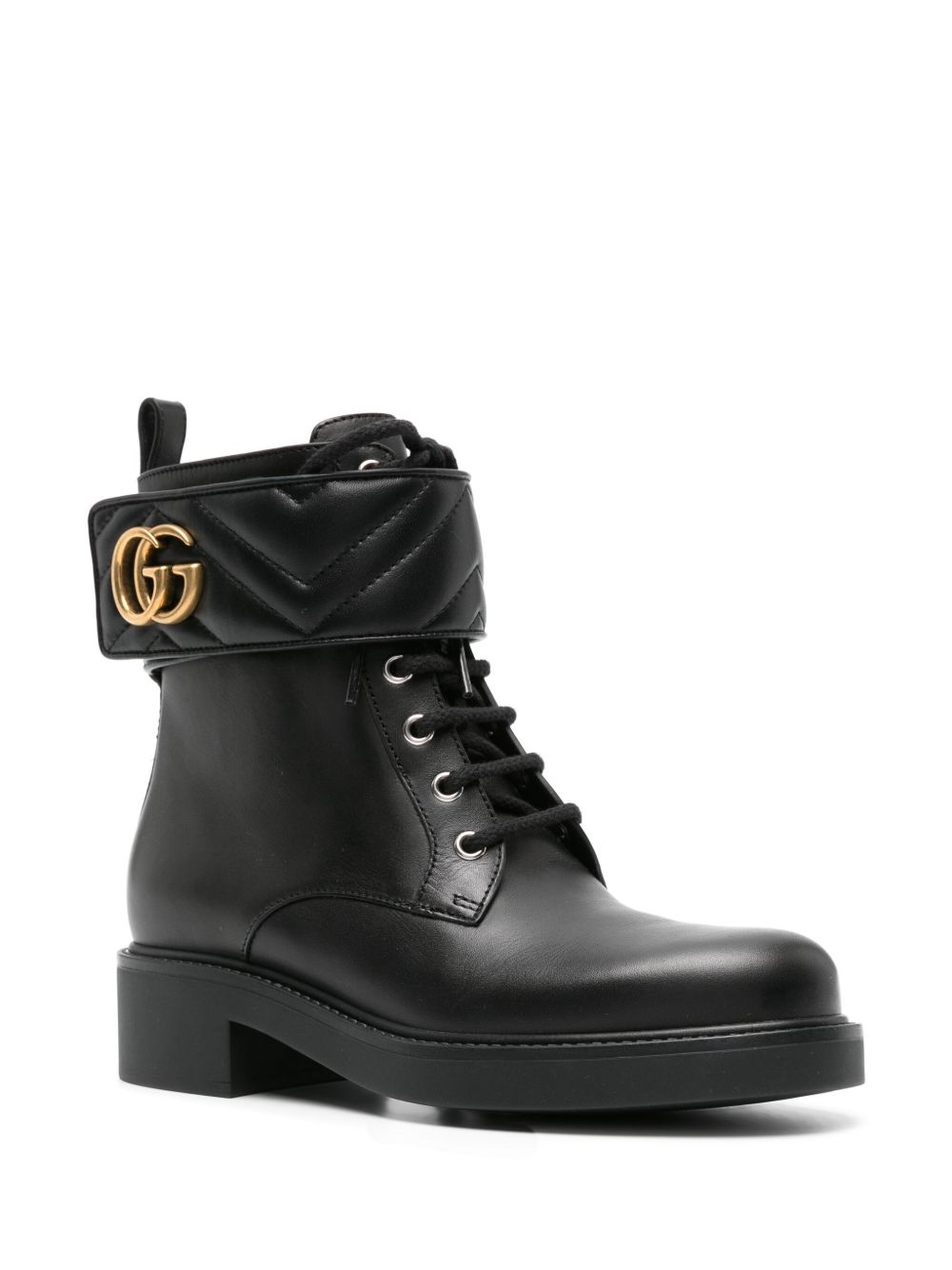 logo-plaque ankle boots - 2