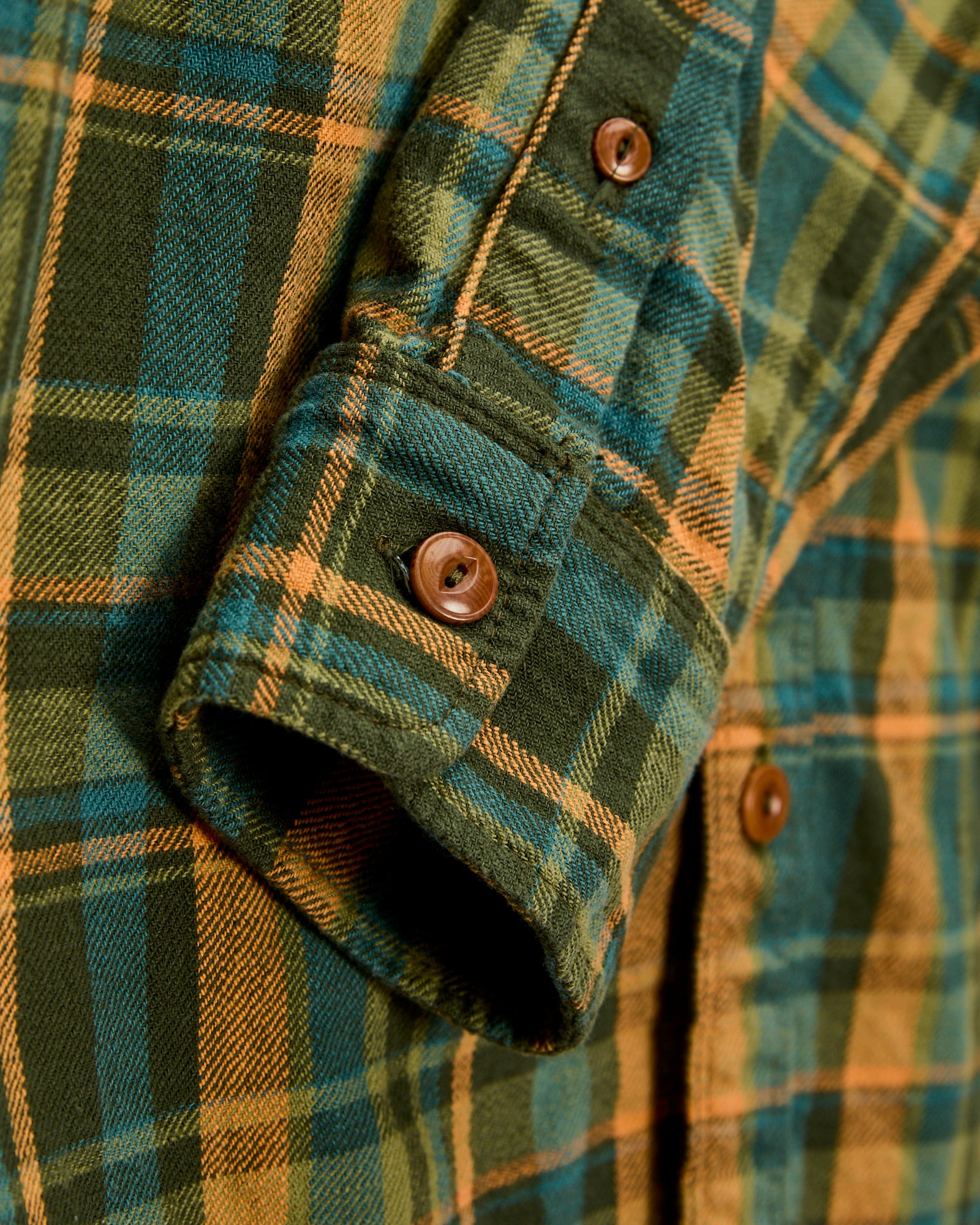 Wells Workshirt in Evergreen Plaid - 5