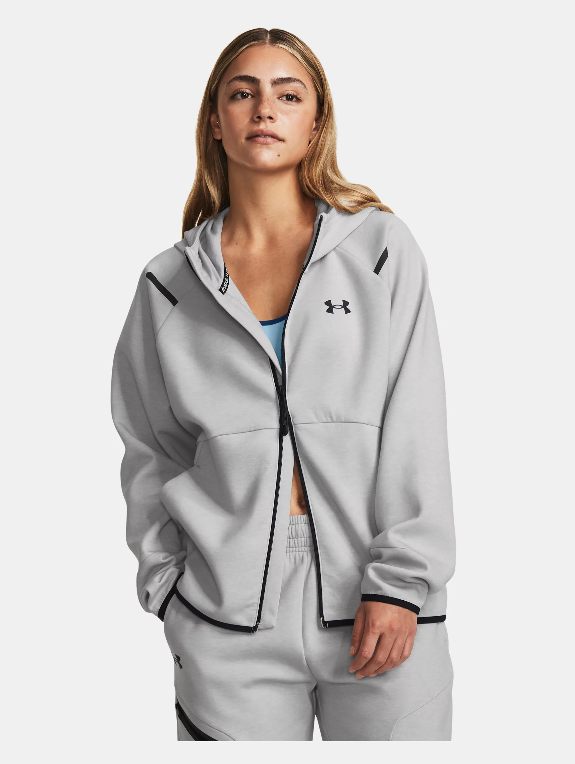 Women's UA Unstoppable Fleece Full-Zip - 5