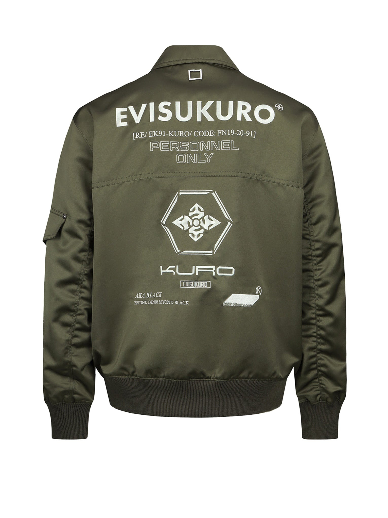 Allover Logo Print Bomber Jacket - 12