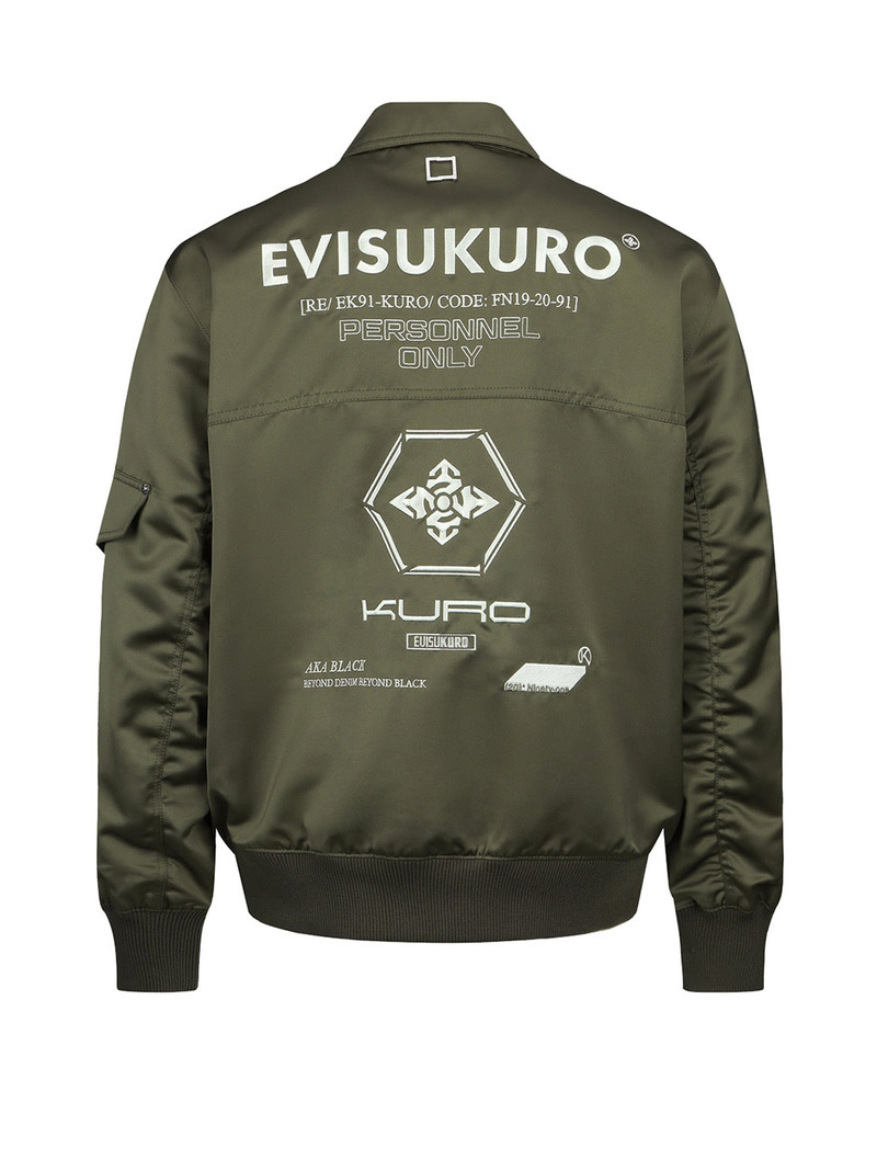 Allover Logo Print Bomber Jacket 12