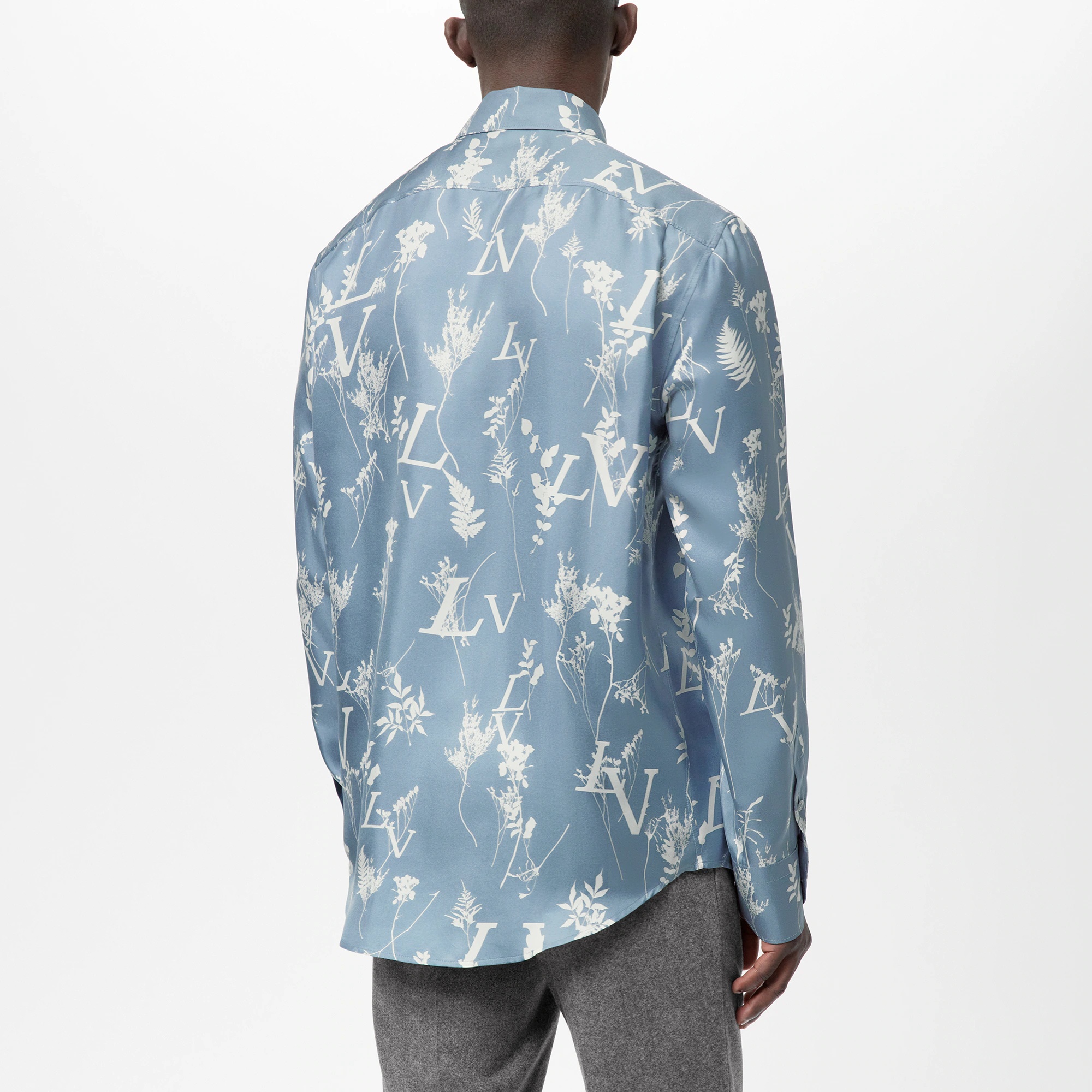 LV Printed Leaf Regular Shirt - 2