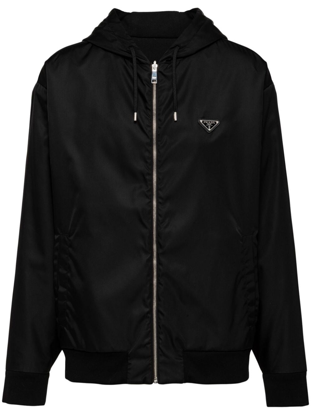 enamel triangle-logo reversible jacket - 1