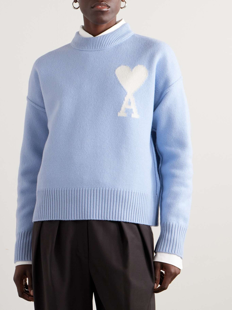 + NET SUSTAIN ADC intarsia wool sweater 3