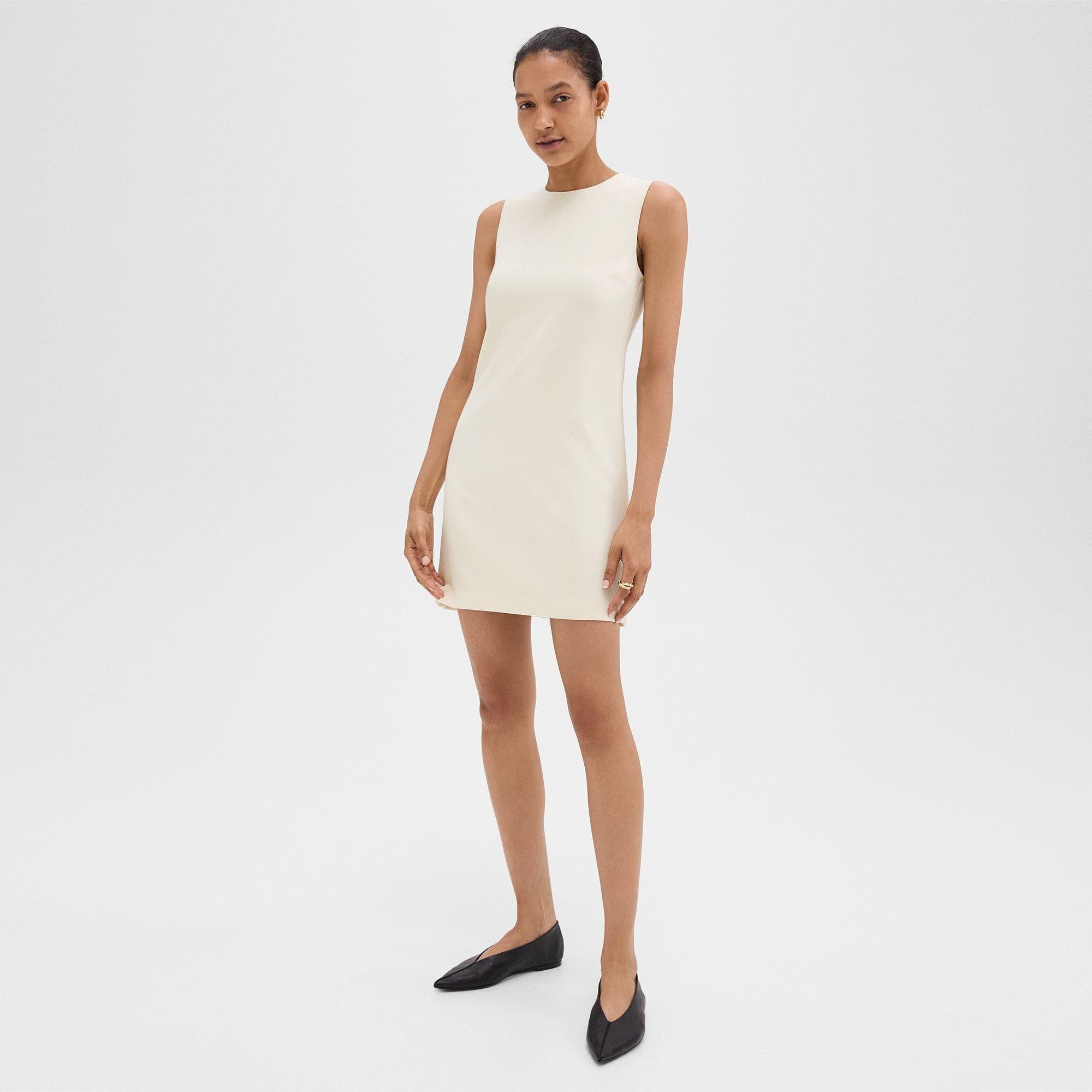 Shift Dress in Admiral Crepe - 3