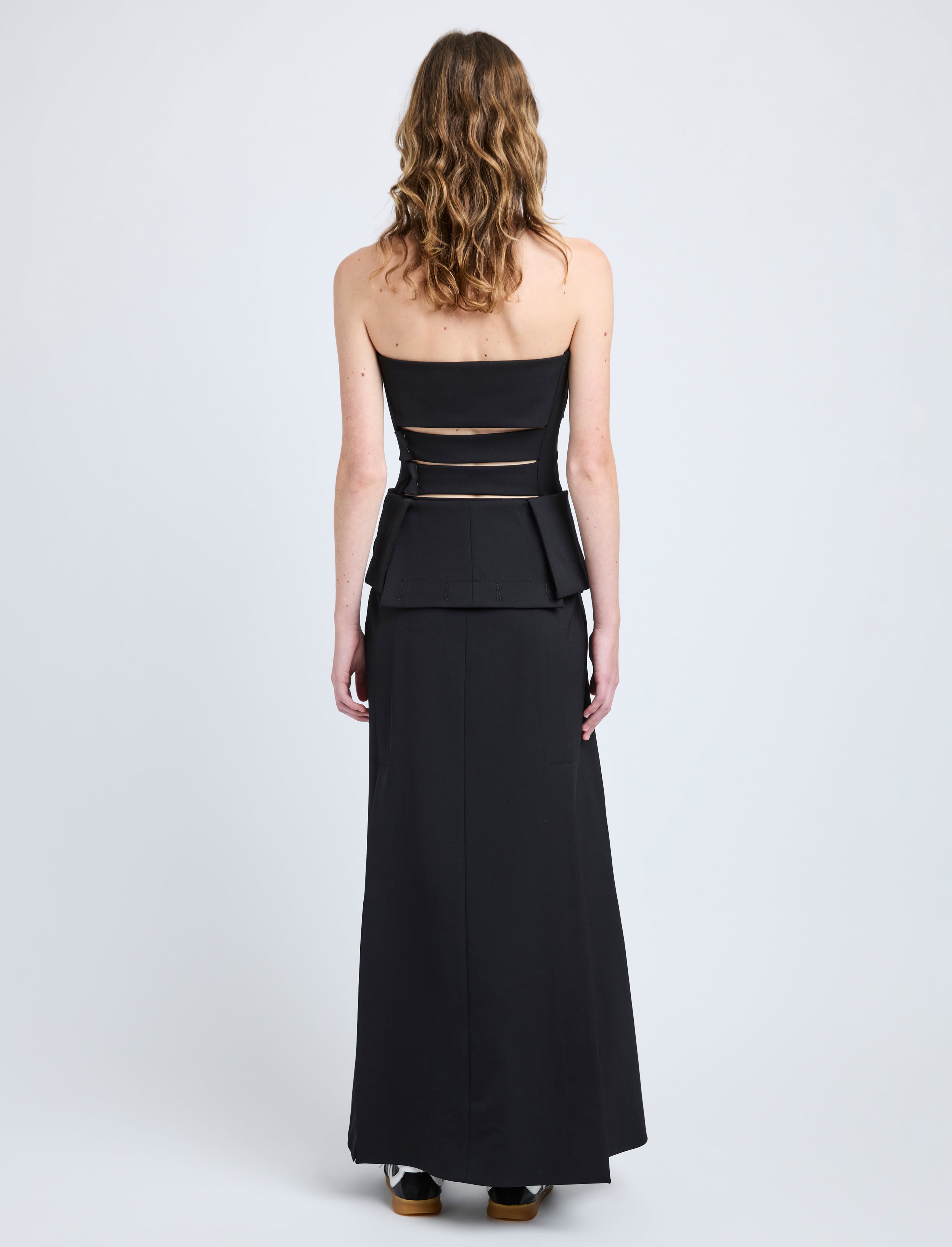 Kit Dress in Wool Gabardine - 4