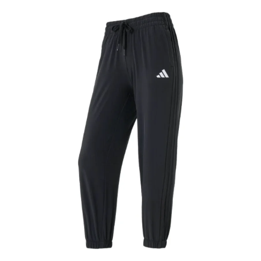 (WMNS) adidas Logo Joggers 'Black White' JZ2174 - 1