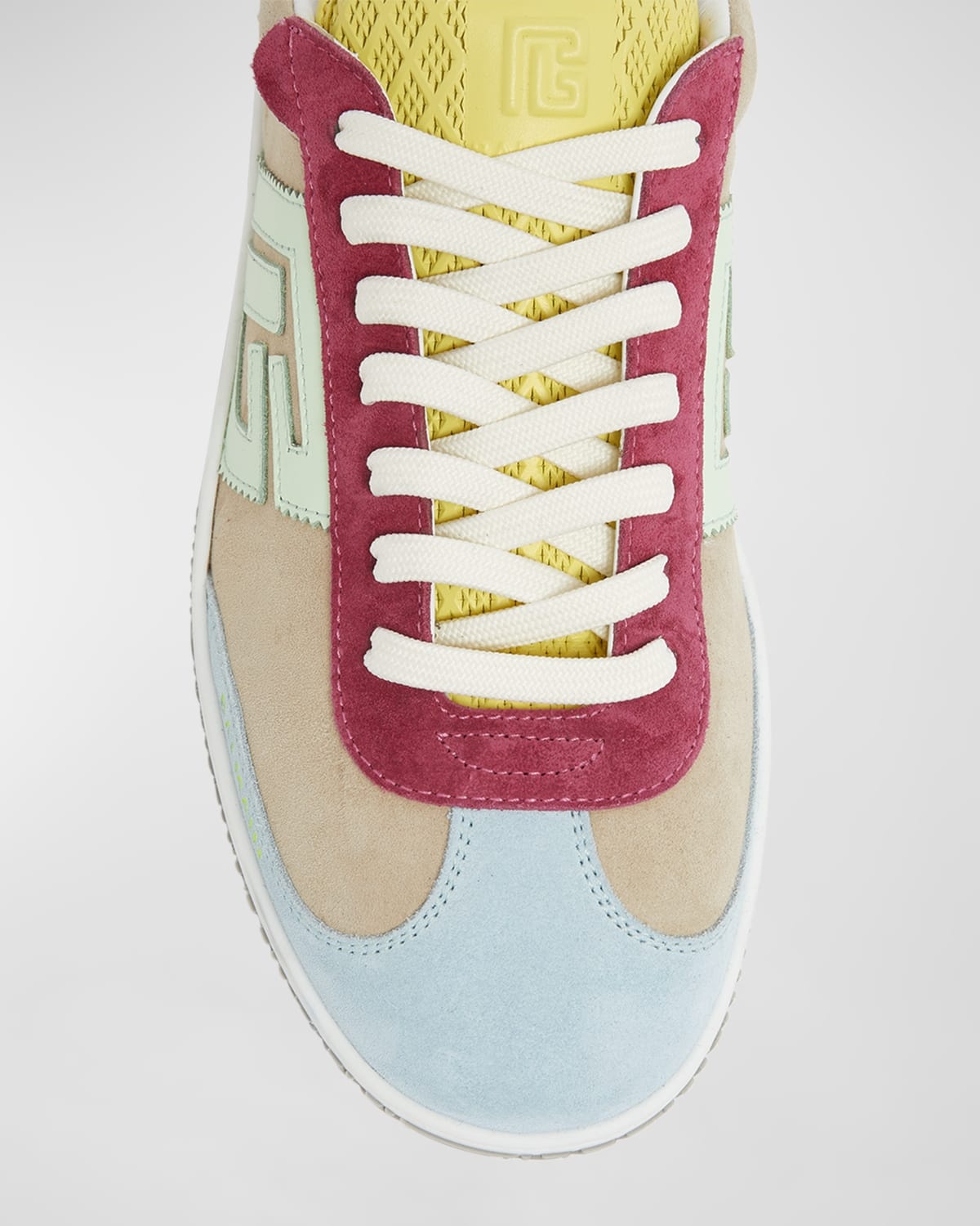 Swan Colorblock Suede Low-Top Sneakers - 6