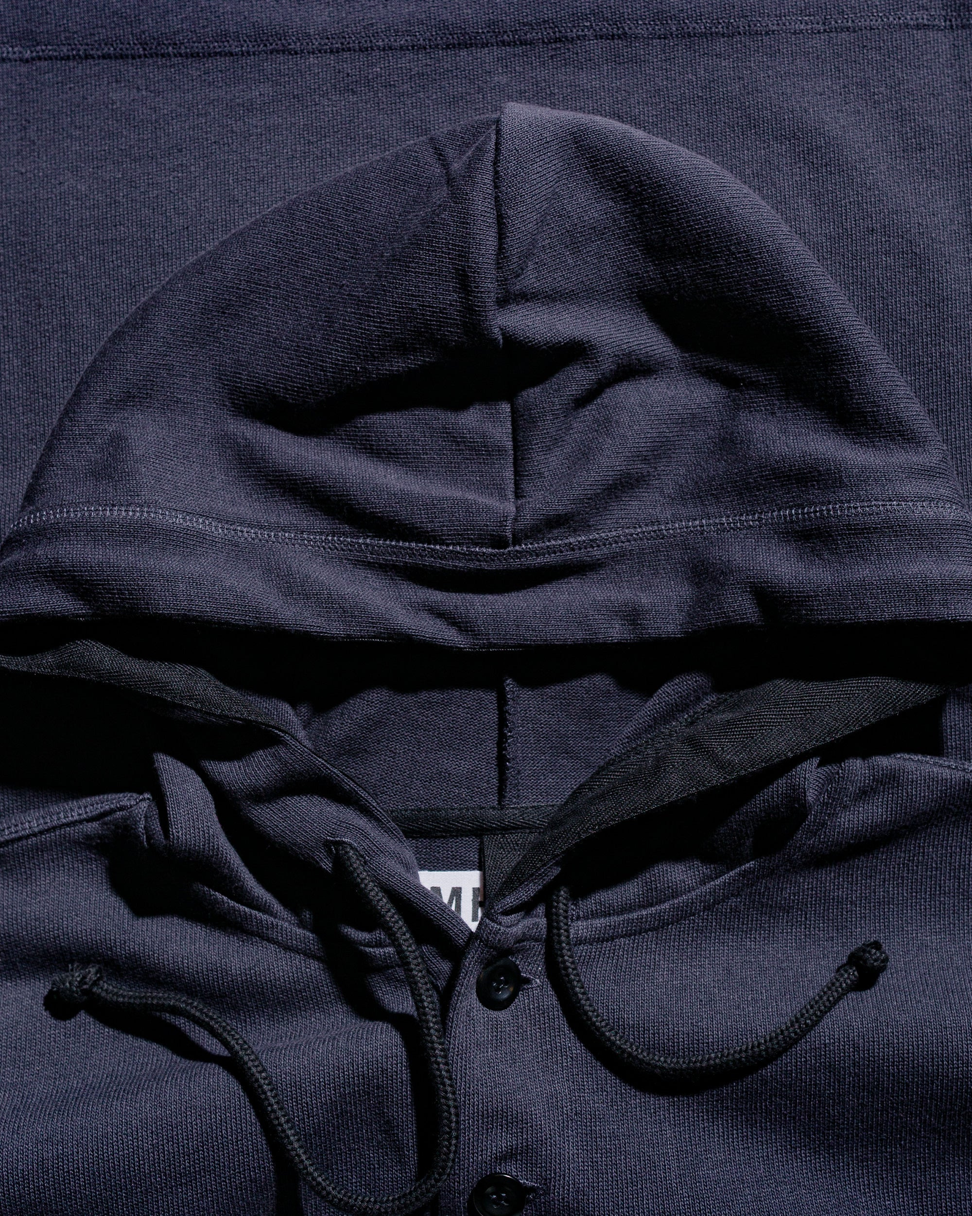 MHL Button Hoodie Open End Jersey Ink - 5