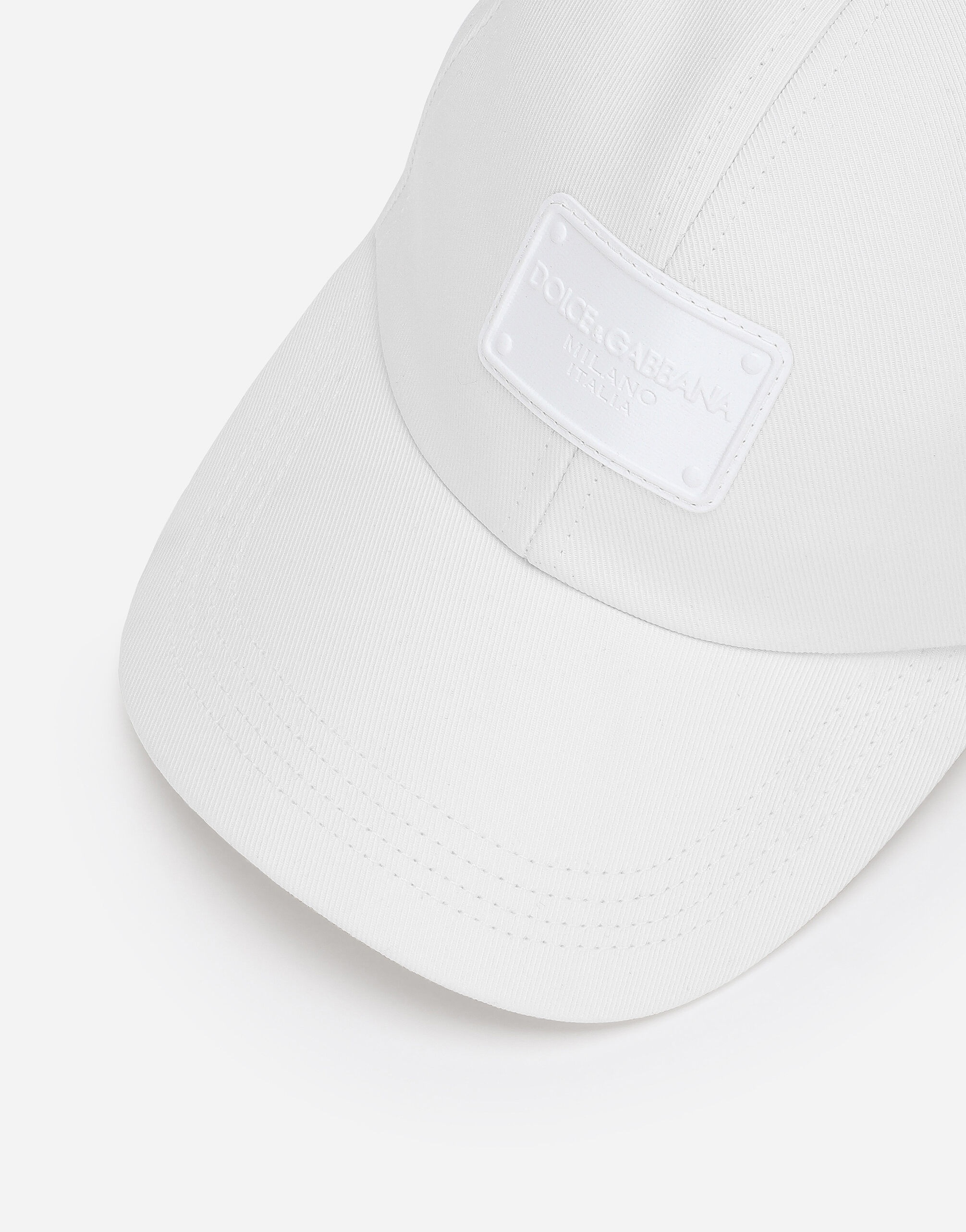 Baseball cap with branded tag - 2