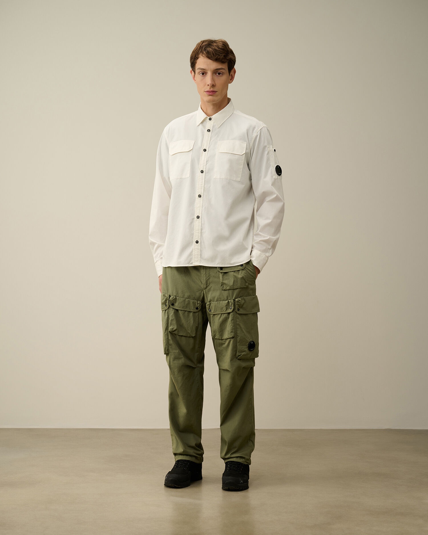 Gabardine Pockets Shirt - 6