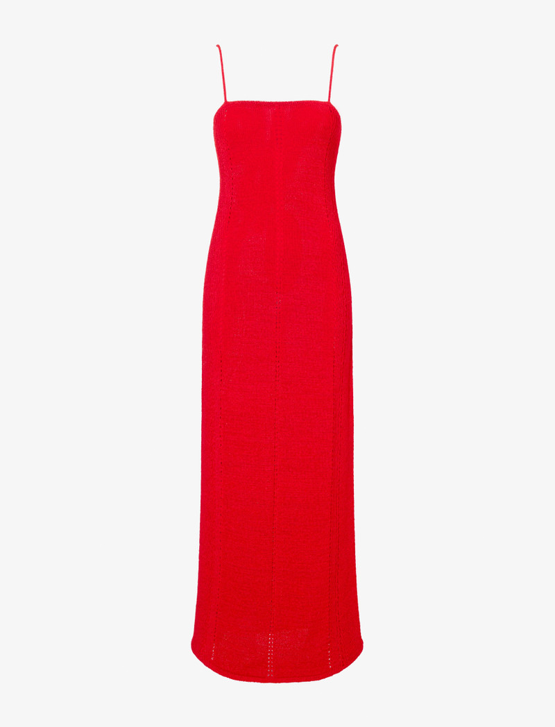 Suki Dress in Viscose Ribbon Knit - 1