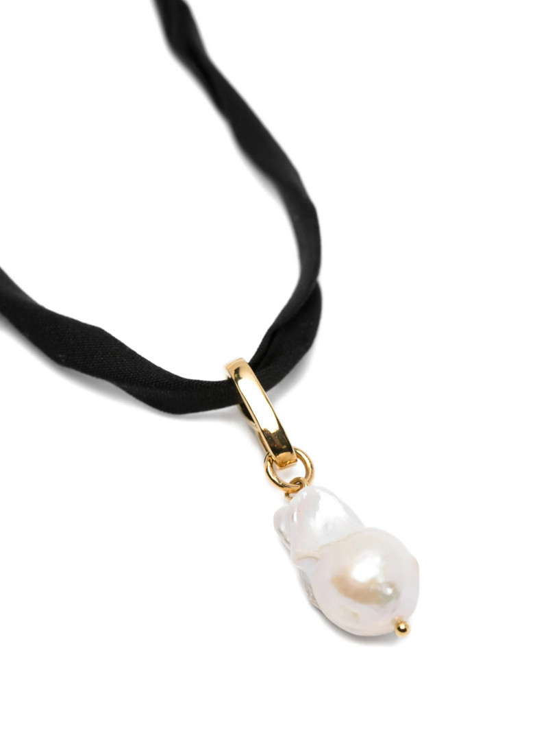 Carven Talisma Pearl Tie Necklace 3