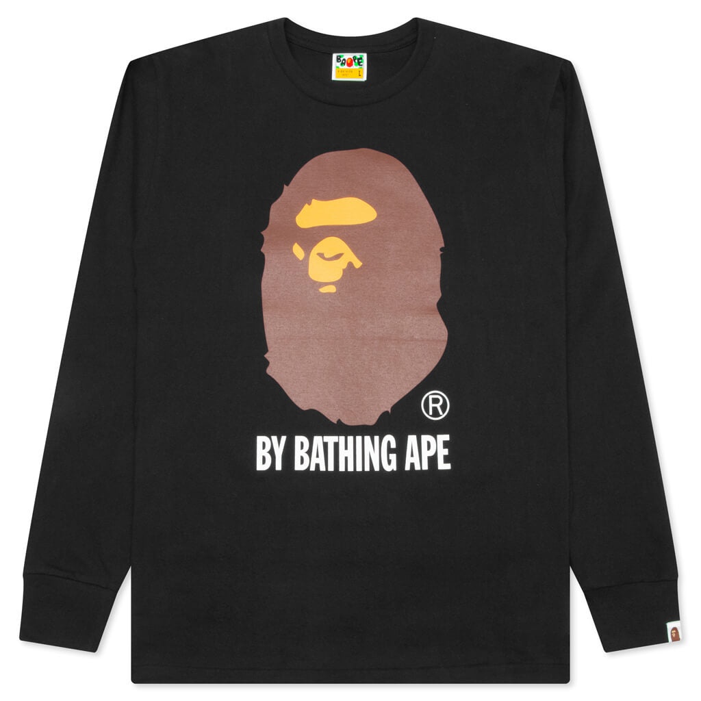 BY BATHING APE L/S TEE - BLACK - 1