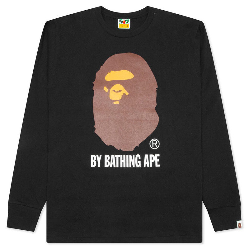 BY BATHING APE L/S TEE - BLACK - 1
