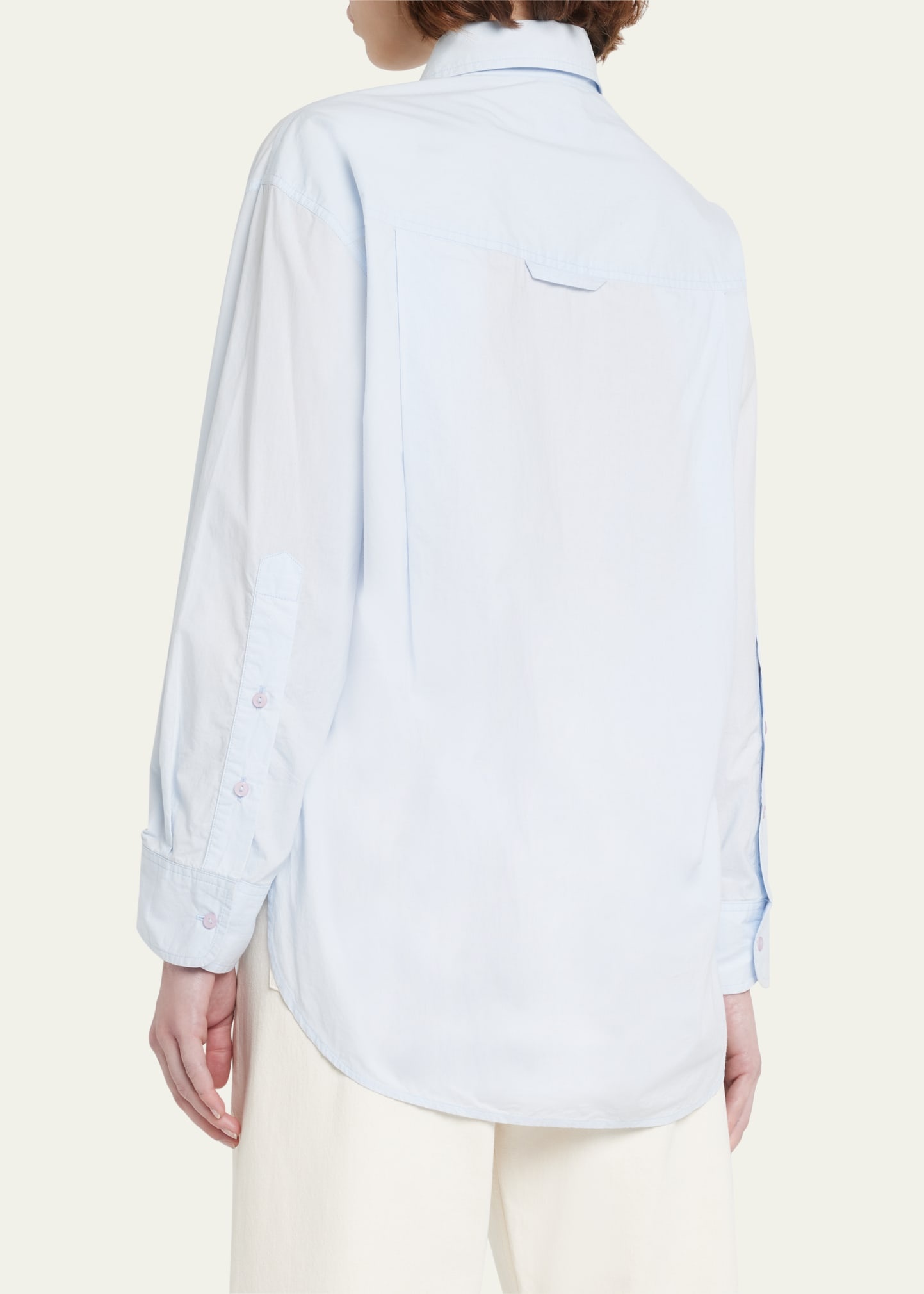 Kayla Button-Front High-Low Shirt - 3