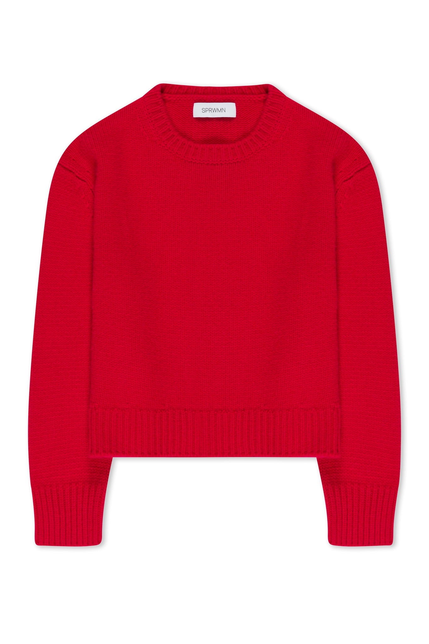 RED HEAVY CASHMERE SWEATER - 6