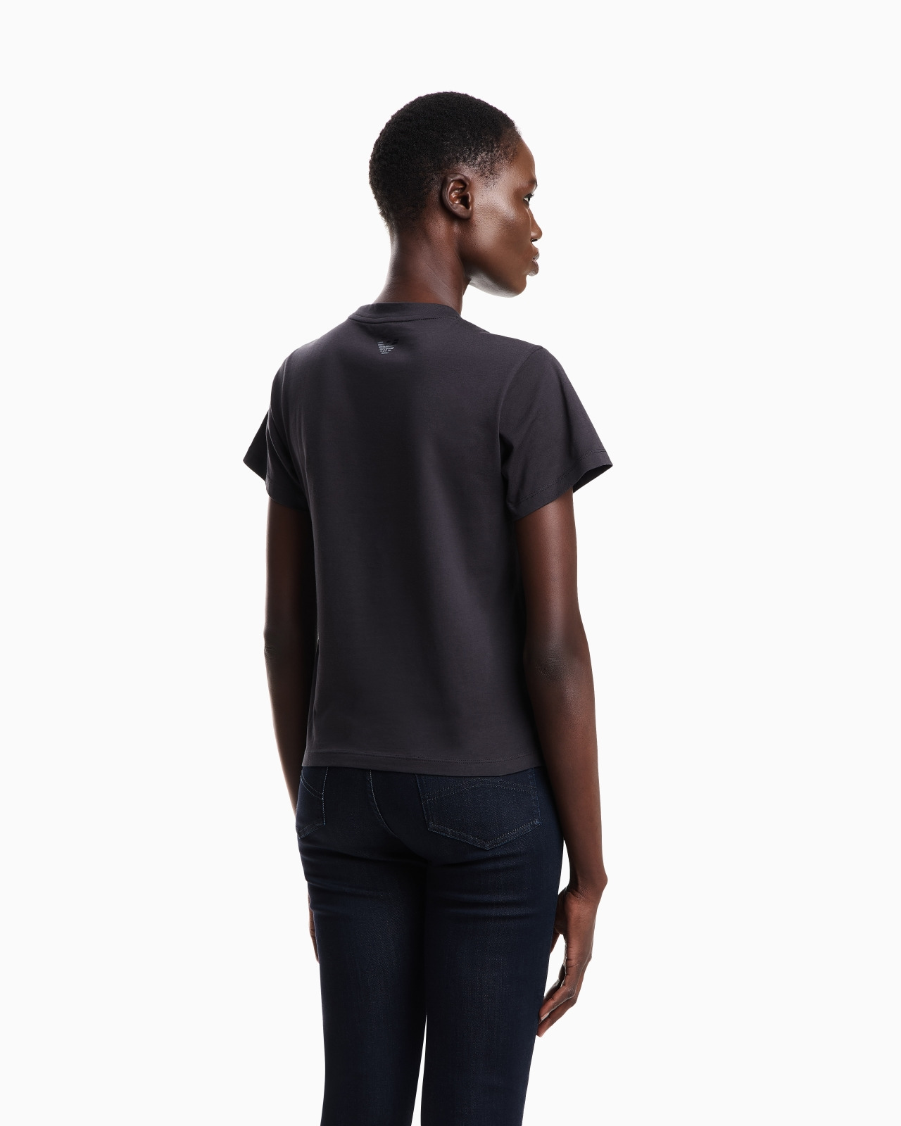 ASV organic-jersey T-shirt with logo print - 3