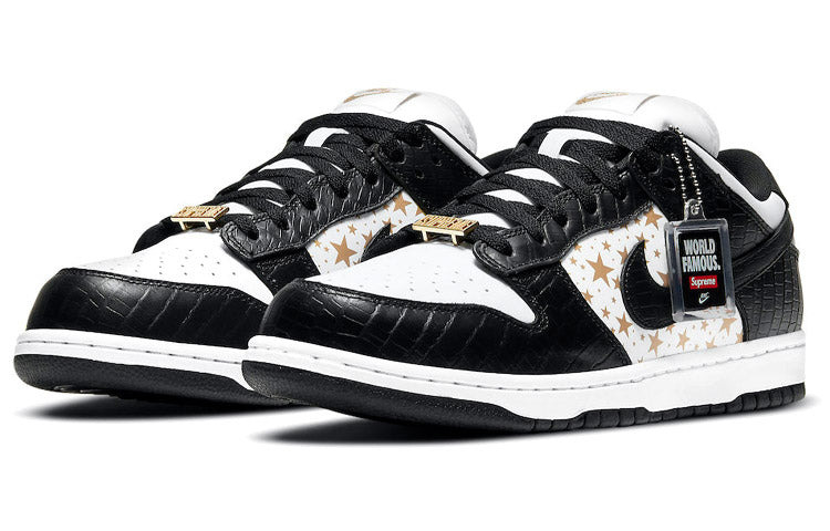 Nike x Supreme SB Dunk Low OG QS 'Black' DH3228-102 - 4