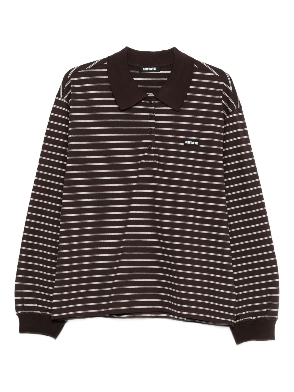 long-sleeve polo shirt - 1