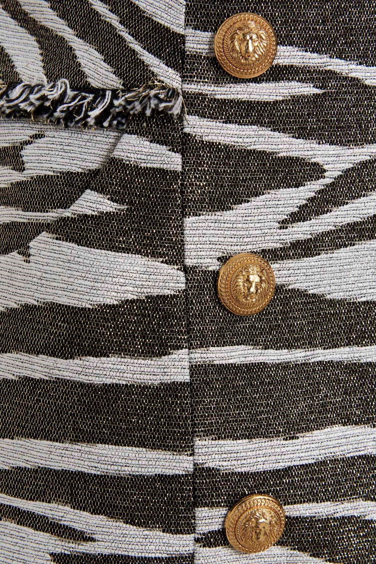 'Lurex Zebra' skirt - 5