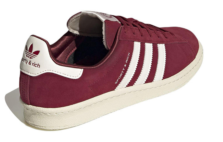 adidas Campus 80s x Sporty & Rich 'Collegiate Burgundy' HQ6074 - 4