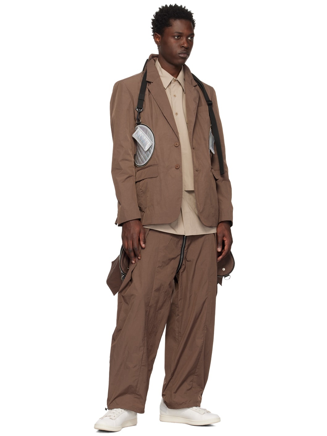 Brown Packable Blazer - 5