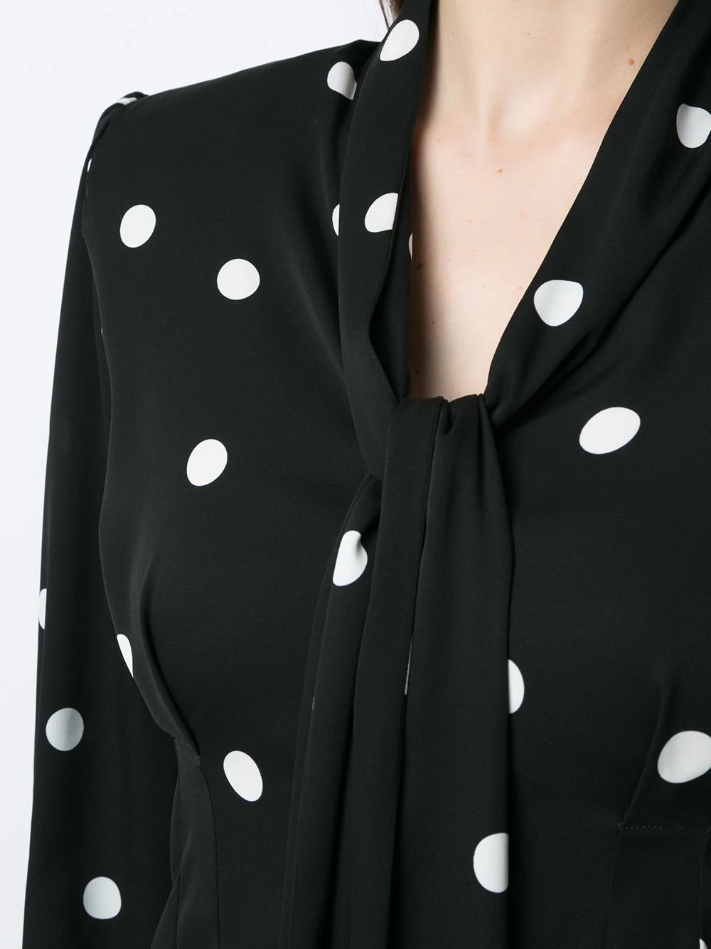 polka dot blouse - 5