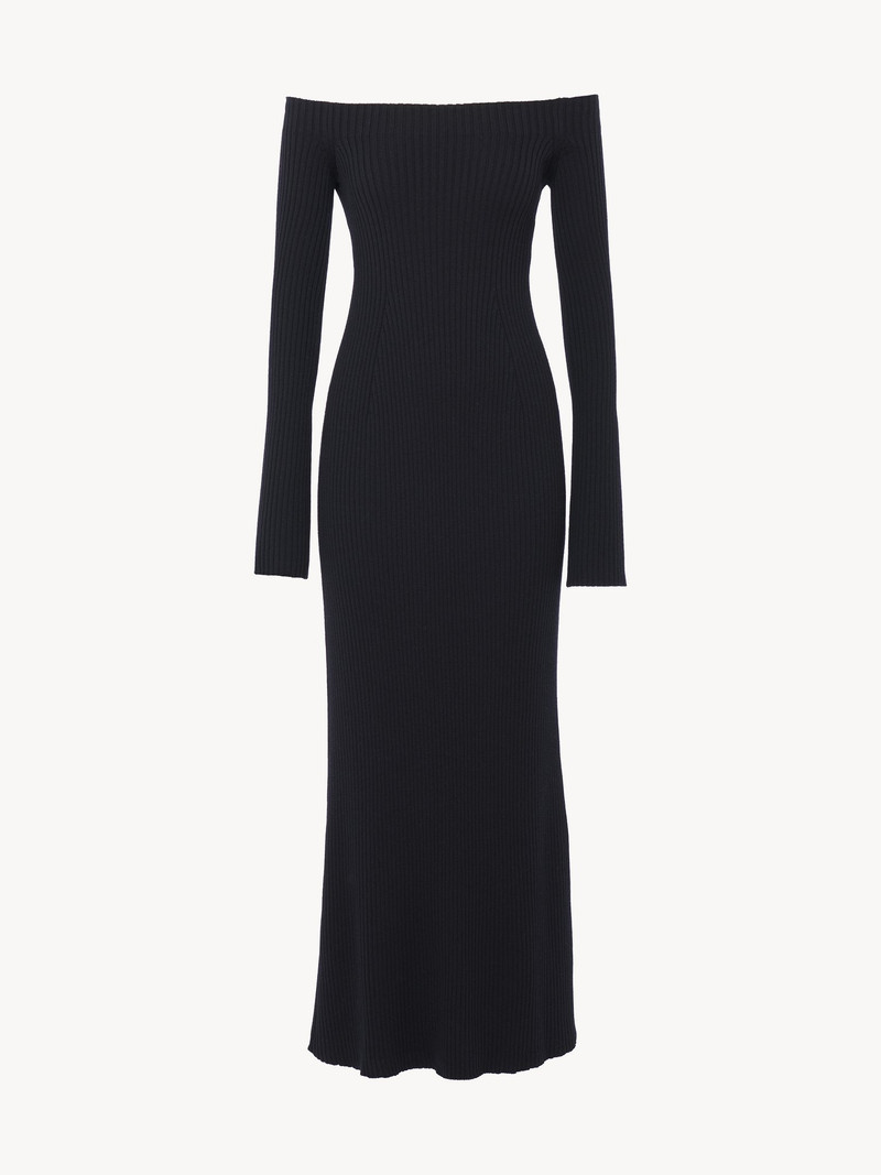 FITTED OFF-THE-SHOULDER DRESS 4
