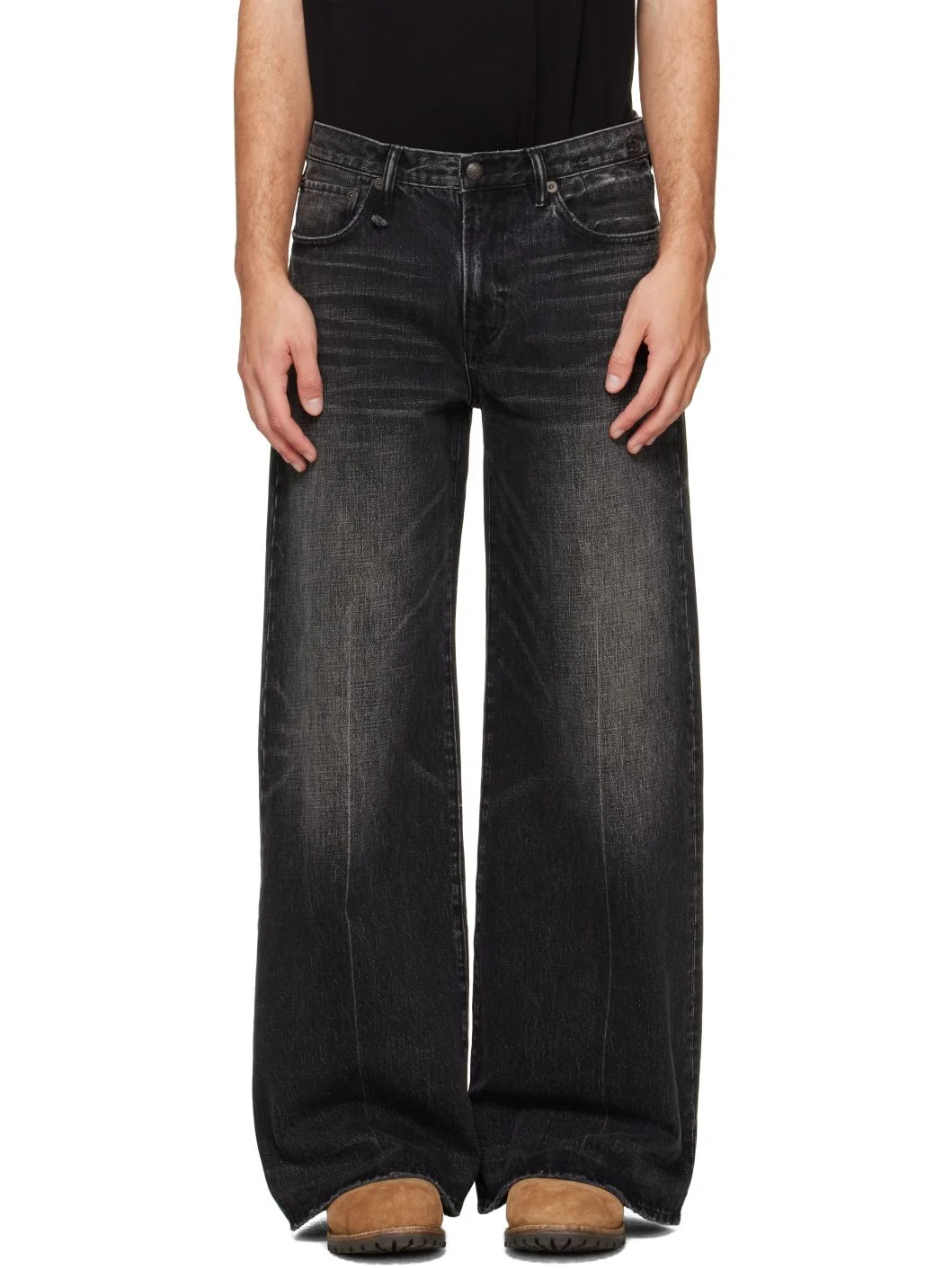 Black D'Arcy Flare Jeans - 1
