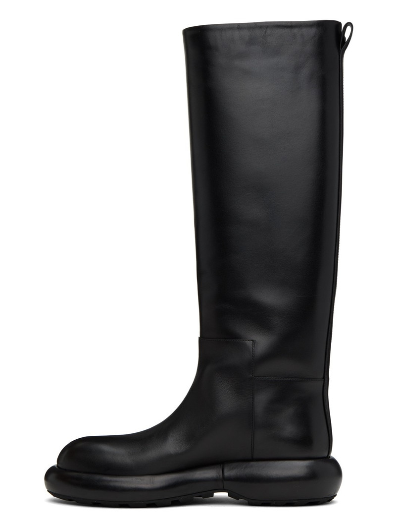 Black Pull-Loop Boots 3