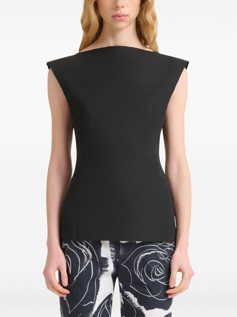 Marni structured sculptural top outlook